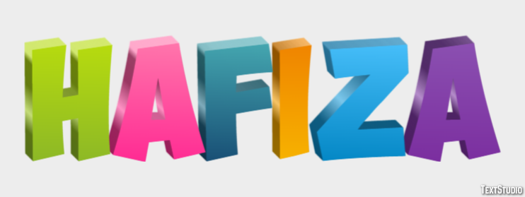 Hafiza Text Effect