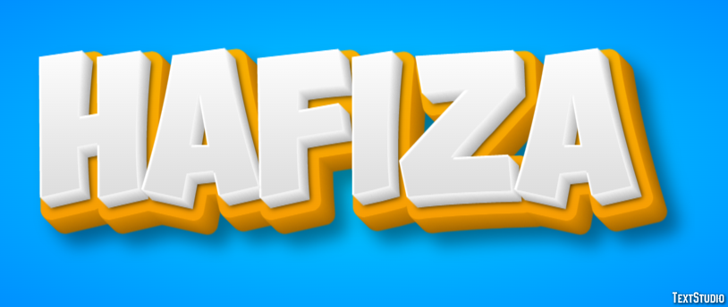 Hafiza Text Effect