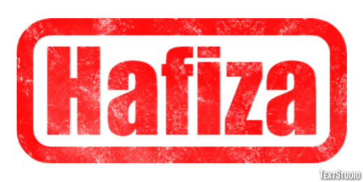 Hafiza Efecto de texto