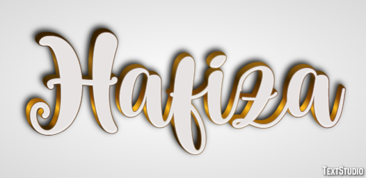 Hafiza Text Effect