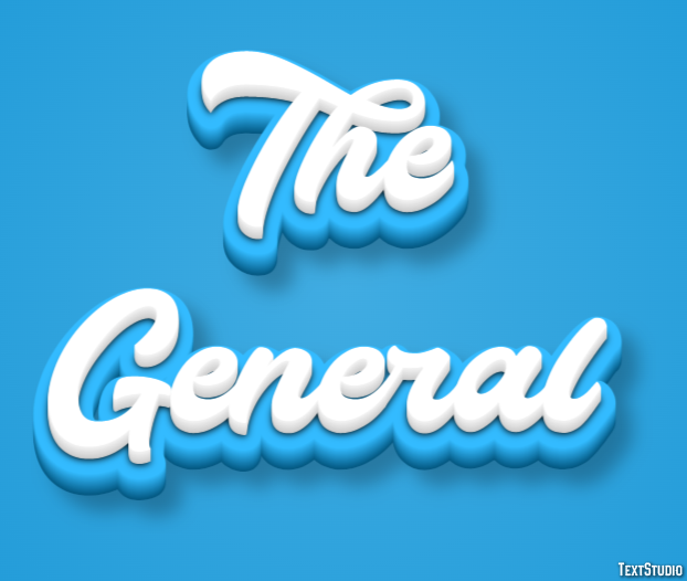 The General Effetto testo