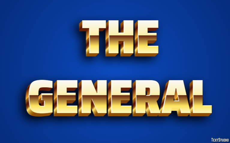 The General テキスト効果
