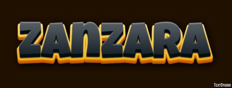 Zanzara テキスト効果