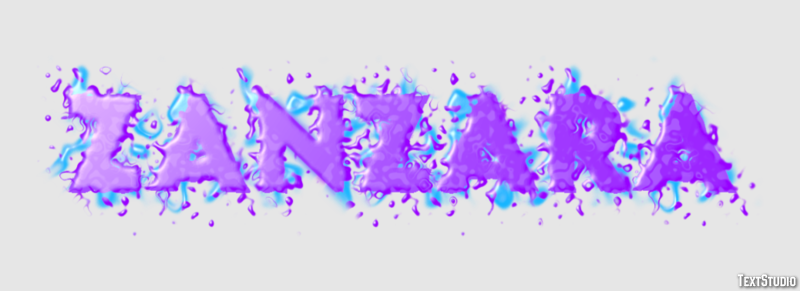 Zanzara テキスト効果