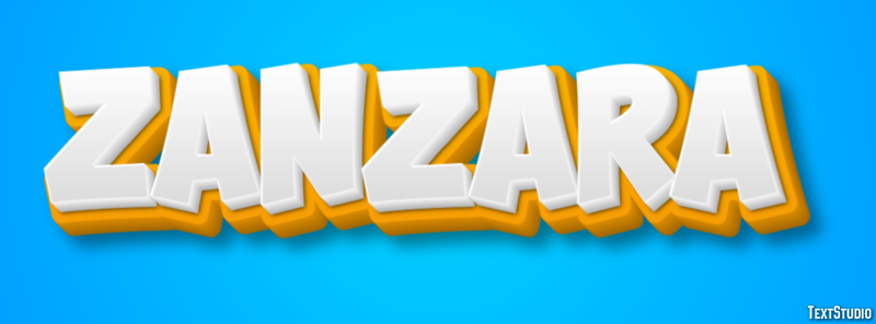 Zanzara Effetto testo