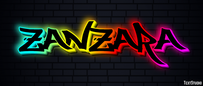Zanzara テキスト効果