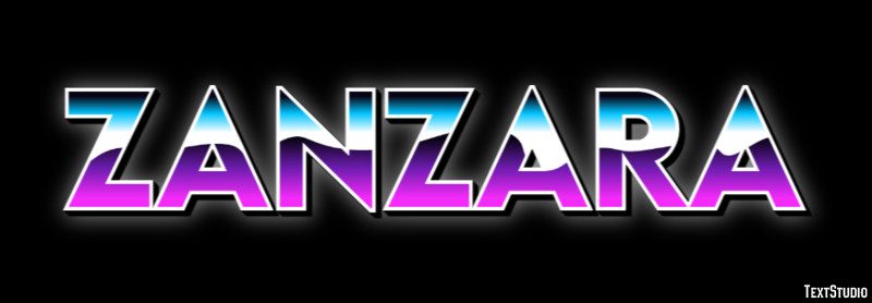 Zanzara テキスト効果