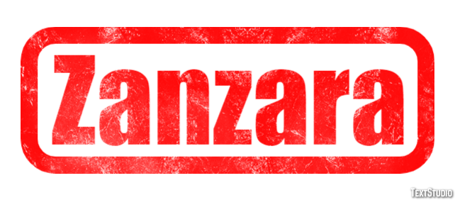 Zanzara テキスト効果