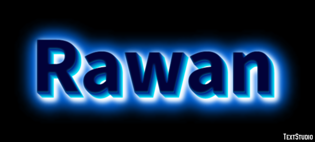 Rawan Efeito de texto
