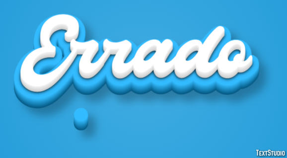 Errado Text effect