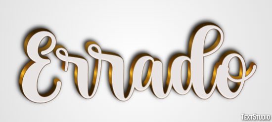 Errado Text effect
