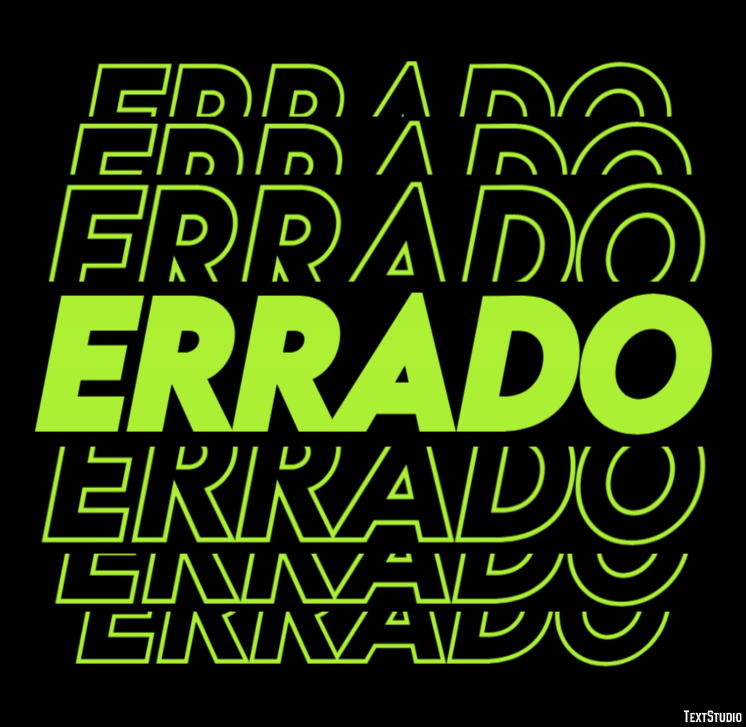 Errado Text Effect