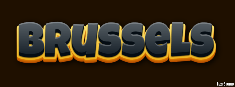 Brussels Text Effect