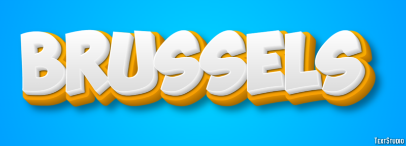 Brussels Text Effect