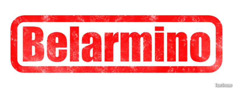 Belarmino Effetto testo