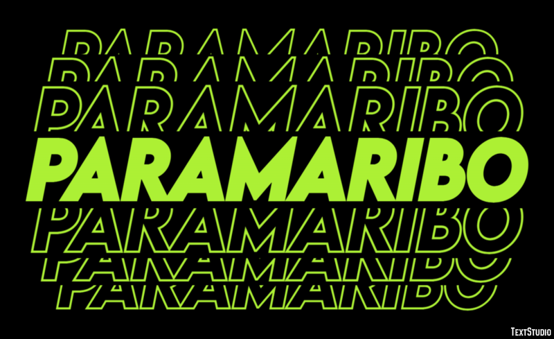 Paramaribo Efekt tekstowy