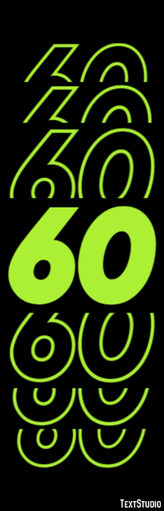 60 Text Effect