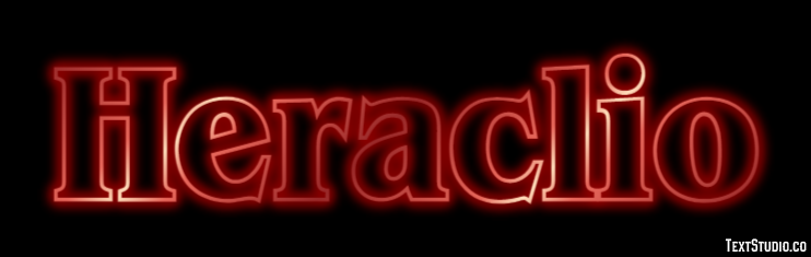 Heraclio Efecto de texto