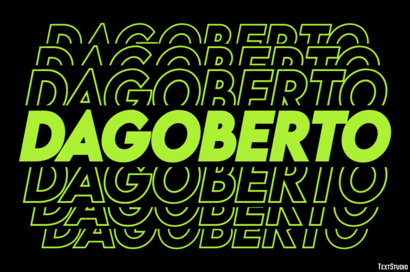 Dagoberto Effetto testo