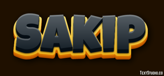 Sakıp Text Effect