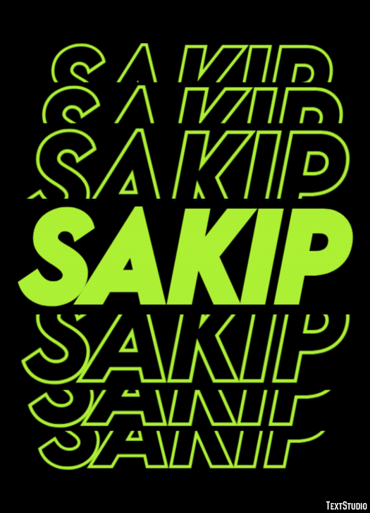 Sakıp Texteffekt