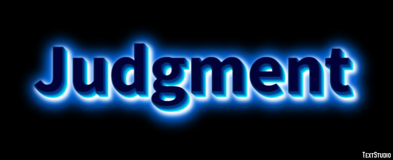 Judgment Text effect