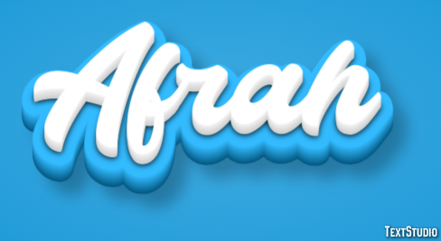 Afrah Text effect