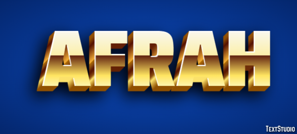 Afrah Text effect