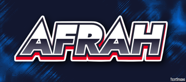 Afrah Text effect