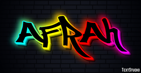 Afrah Text effect