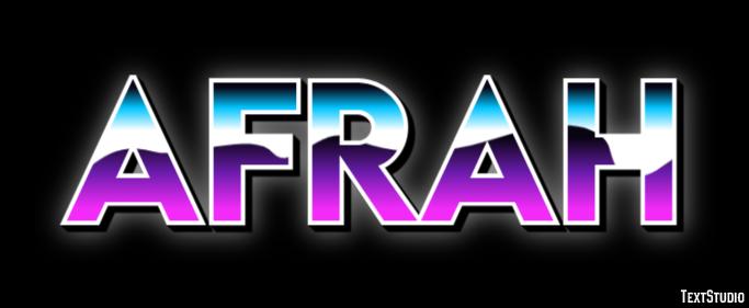 Afrah Text effect