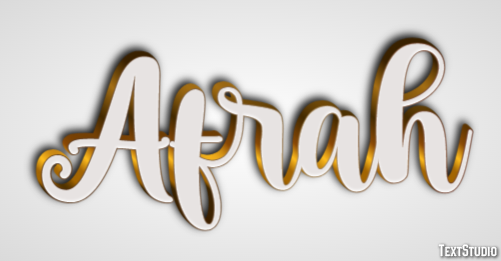Afrah Text Effect