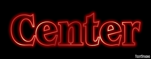 Center Text Effect