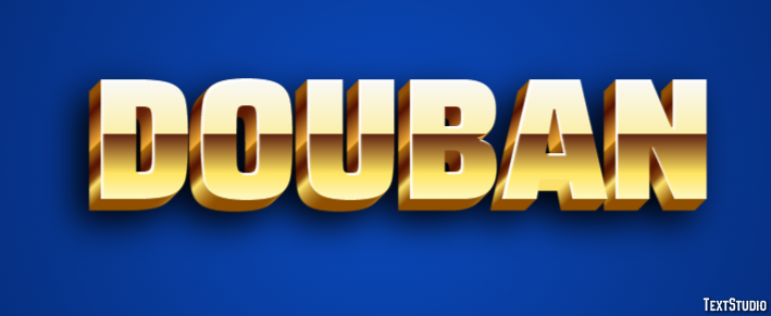 Douban Text Effect