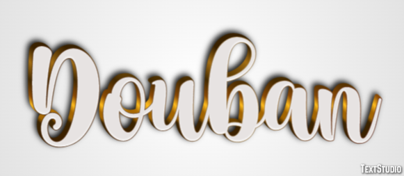 Douban Text Effect