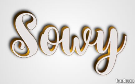 Sowy Efeito do texto
