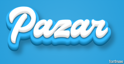 Pazar Tekst Effect