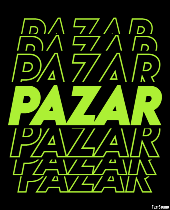 Pazar Texteffekt