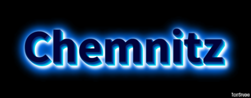 Chemnitz Эффект текста