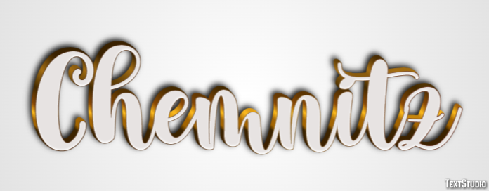 Chemnitz Efeito de texto