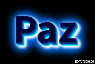 Paz Efecto de Texto