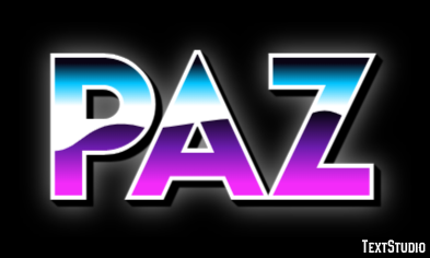 Paz Efecto de Texto
