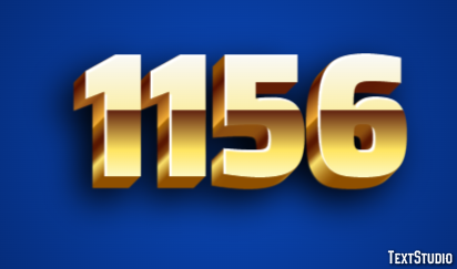 1156 Text Effect
