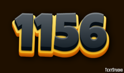 1156 Text Effect