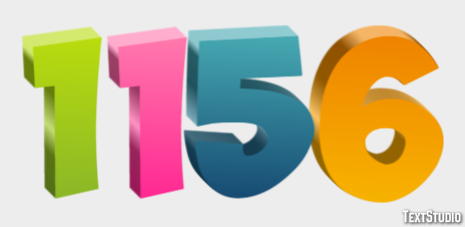 1156 Text Effect