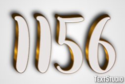 1156 Text Effect