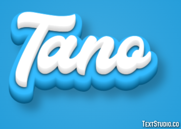 Tano Effetto testo