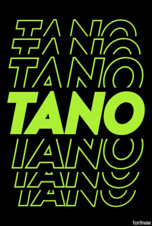 Tano Effetto testo