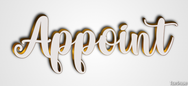 Appoint Effet de Texte