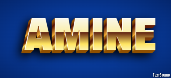 Amine Texteffekt